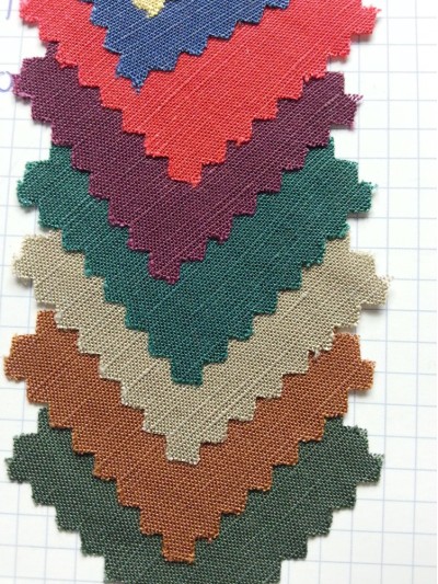 YLF 時裝面料 70%天絲 30%亞麻 148CM A758 側面照